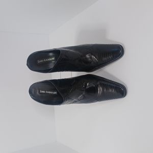 Ladies Enzo Angiolini Y-Update black calf, mule, size 10, 4" heel